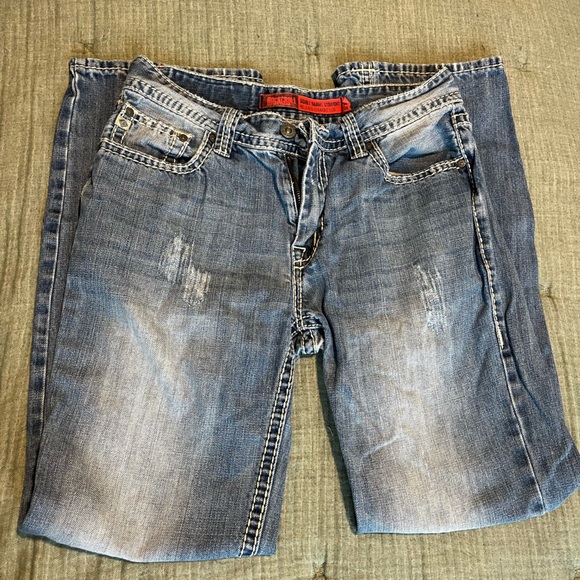 Rock & Roll relaxed straight leg jeans 32X34 - Picture 2 of 3